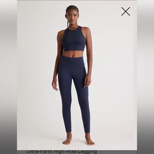 Quince Ultra Firm High-Rise Legging in Black